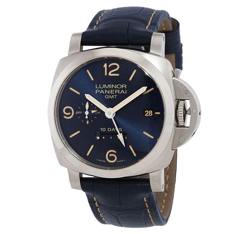 Panerai Luminor 1950 GMT 10 Day Power Reserve Automatic Blue  